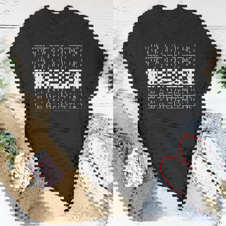 Wallen Family Member Last Name Wallen Funny Last Name Designs Funny Gifts Unisex T-Shirt Unique Gifts Wallen Family Member Last Name Wallen Funny Last Name Designs Funny Gifts Unisex T-Shirt Unique Gifts