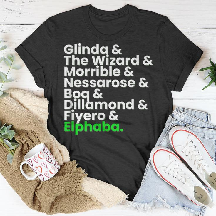 Wicked Characters Musical Theatre Musicals T-Shirt Unique Gifts