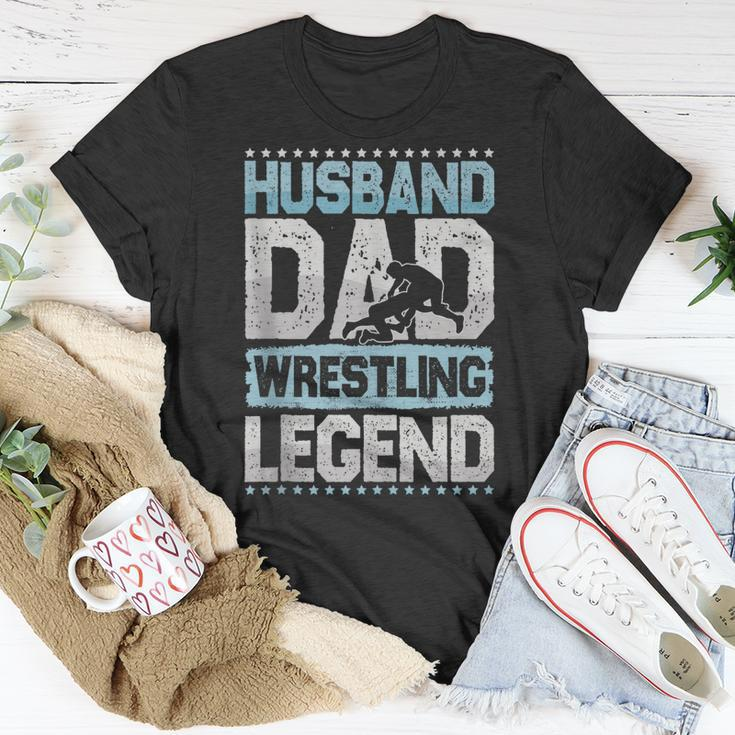 Wrestling Husband Dad Rings Legend Rings Men Gift For Women Unisex T-Shirt Unique Gifts
