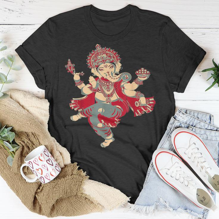 Yoga Spiritual Hindu God Ganesha Meditation T-Shirt Unique Gifts