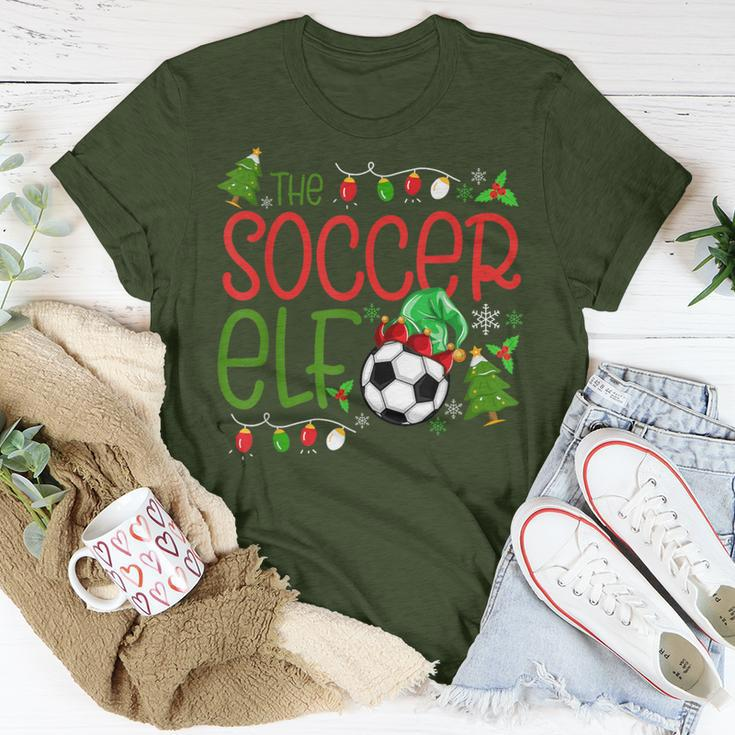 Christmas The Soccer Elf Boys Xmas T-Shirt Unique Gifts