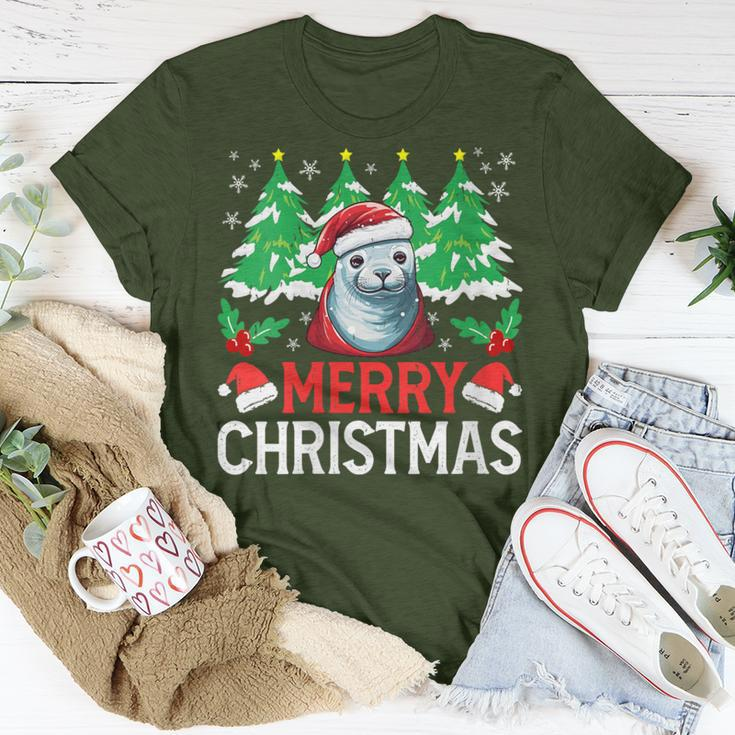 Crabeater Seal Christmas Pajama Costume For Xmas Holiday T-Shirt Unique Gifts