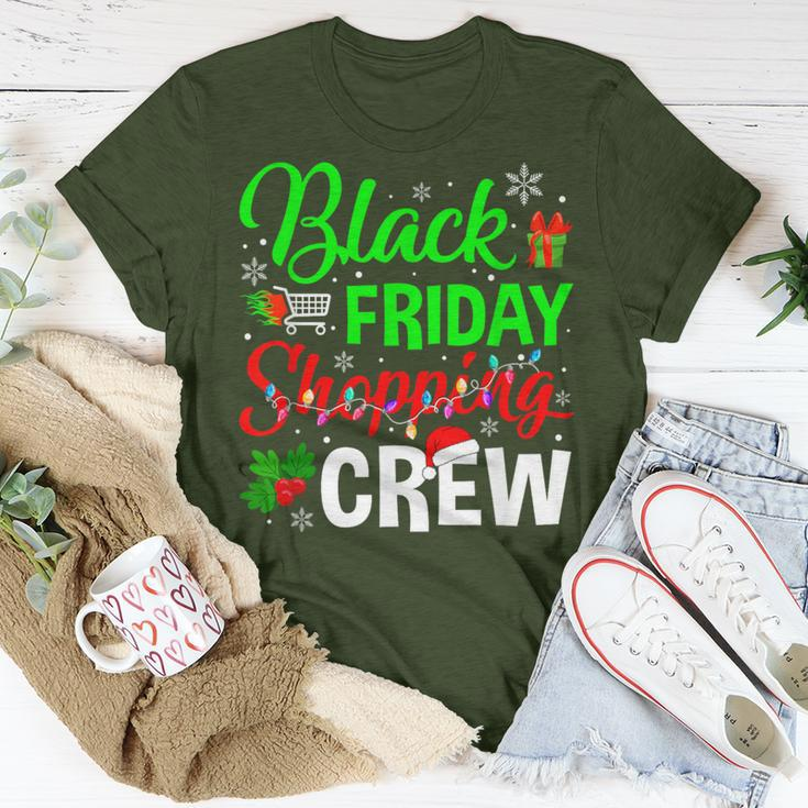 Friday Shopping Crew Christmas Black Shopping Family Group T-Shirt Funny Gifts