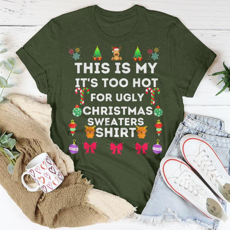 This Is My Its Too Hot For Ugly Christmas Sweaters 2023 T-Shirt Unique Gifts
