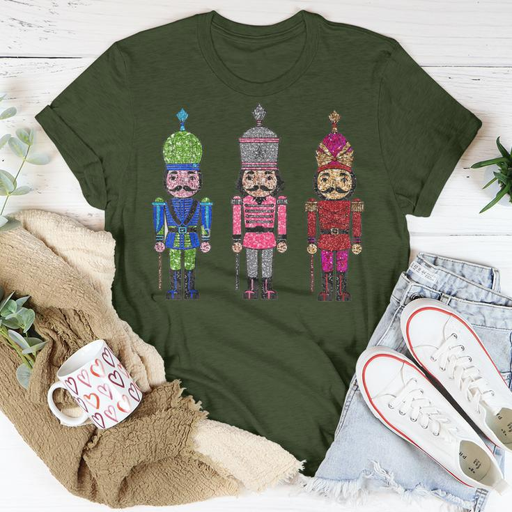 Sequin Nutcracker Matching Family Christmas Pajamas T-Shirt Funny Gifts