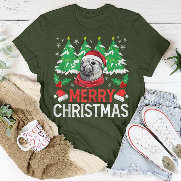 Weddell Seal Christmas Pajama Costume For Xmas Holiday T-Shirt Unique Gifts
