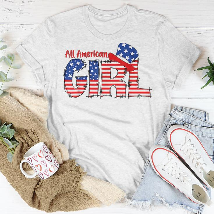 All American Girl Matching Family Fourth 4Th Of July Unisex T-Shirt Unique Gifts
