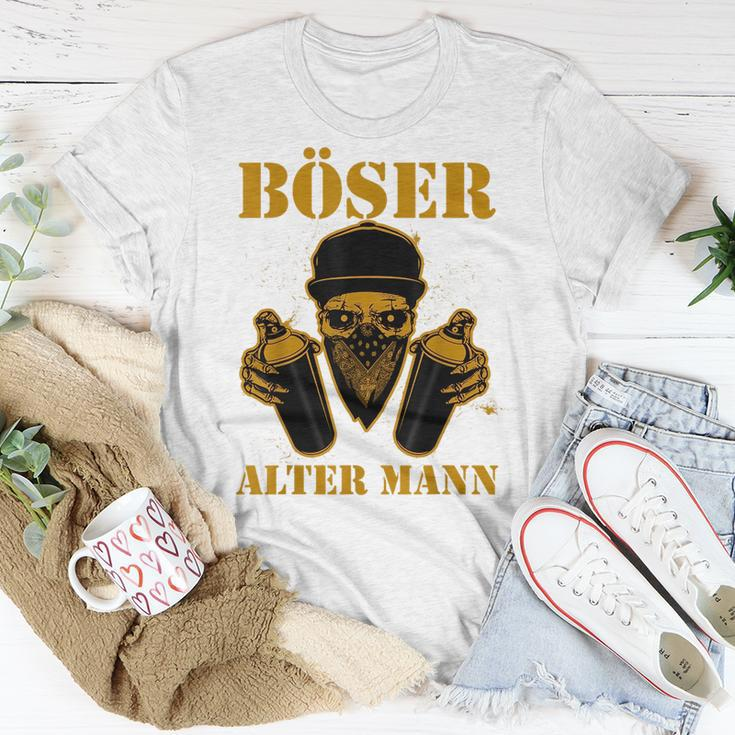Bad Old Man Gangster Spray Cans Unisex T-Shirt Unique Gifts