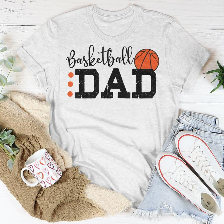 Basketball Dad Sport Lovers Happy Fathers Day Unisex T-Shirt Unique Gifts
