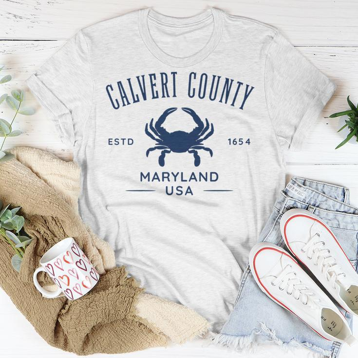 Calvert County Maryland Usa Crab T-Shirt Unique Gifts