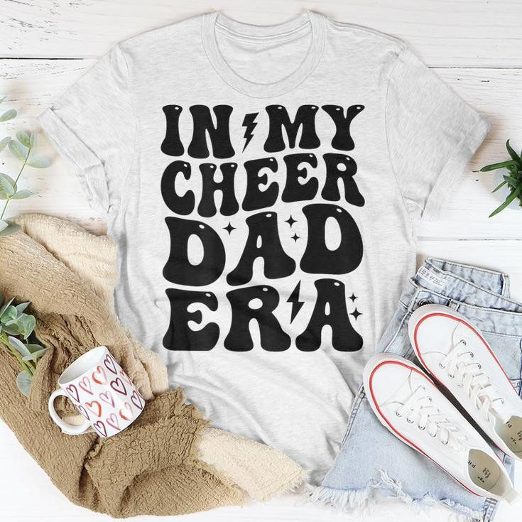 In My Cheer Dad Era Cheerleading Football Cheerleader Dad T-Shirt Funny Gifts