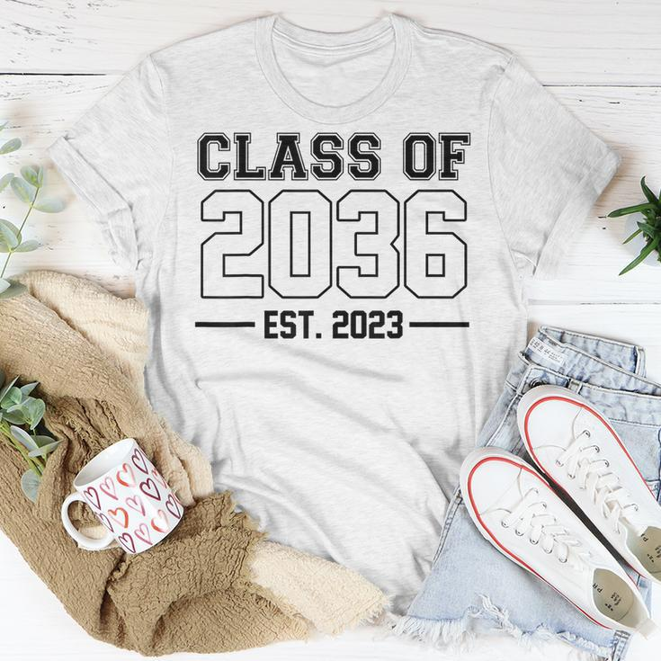 Class Of 2036 Est 2023 Grow With Me Handprints K To 12 Kids Unisex T-Shirt Funny Gifts