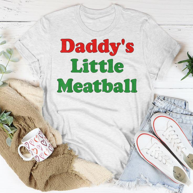 Daddy Little Meatball Italian Dad T-Shirt Unique Gifts