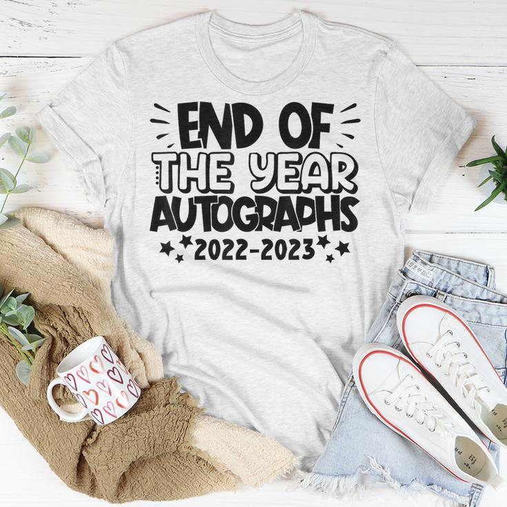 End Of The Year Autographs 2022-2023 Last Day Of School Unisex T-Shirt Unique Gifts