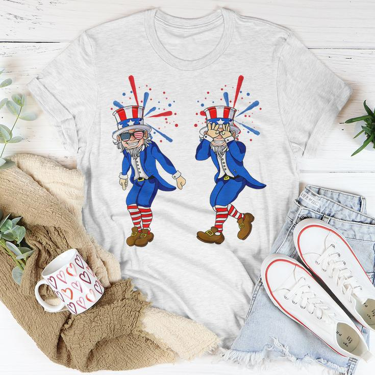 Funny Uncle Sam Griddy Dance 4Th Of July Independence Day Unisex T-Shirt Unique Gifts