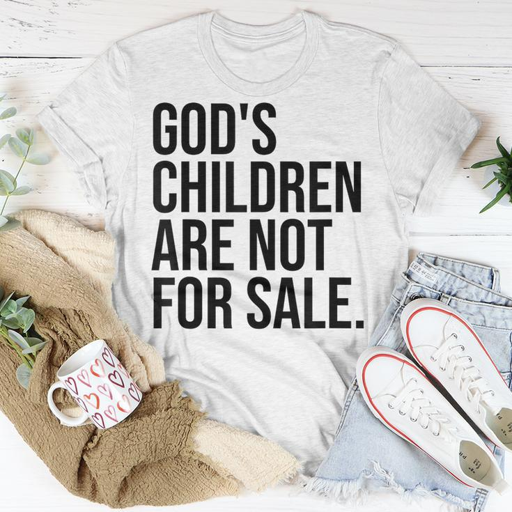 Gods Children Are Not For Sale Saying Gods Children Unisex T-Shirt Unique Gifts