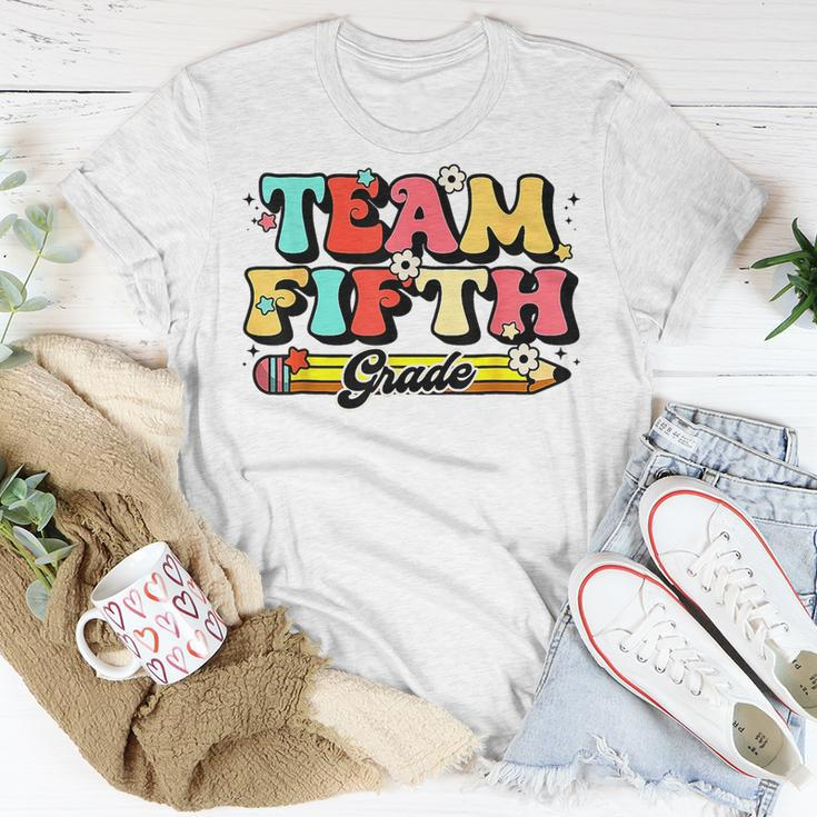 Groovy Team 5Th Grade First Day Of School Back To School Unisex T-Shirt Unique Gifts