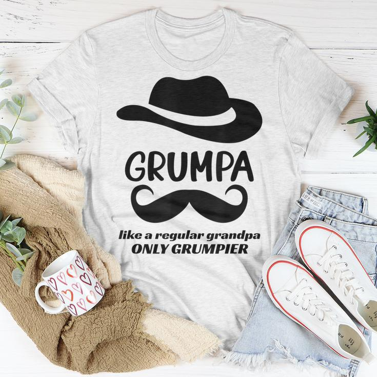 Grumpa Grumpy Old Grandpa Funny Best Grandfather Gift For Mens Unisex T-Shirt Unique Gifts