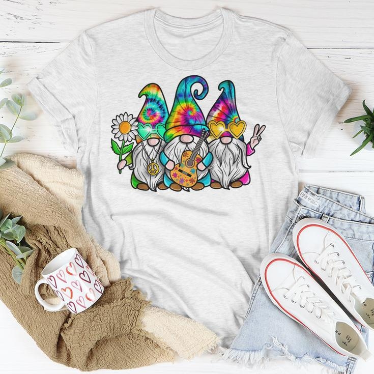 Hippie Gnomes Tie Dye Peace Love Peace Sign 60S 70S Hippie Unisex T-Shirt Unique Gifts
