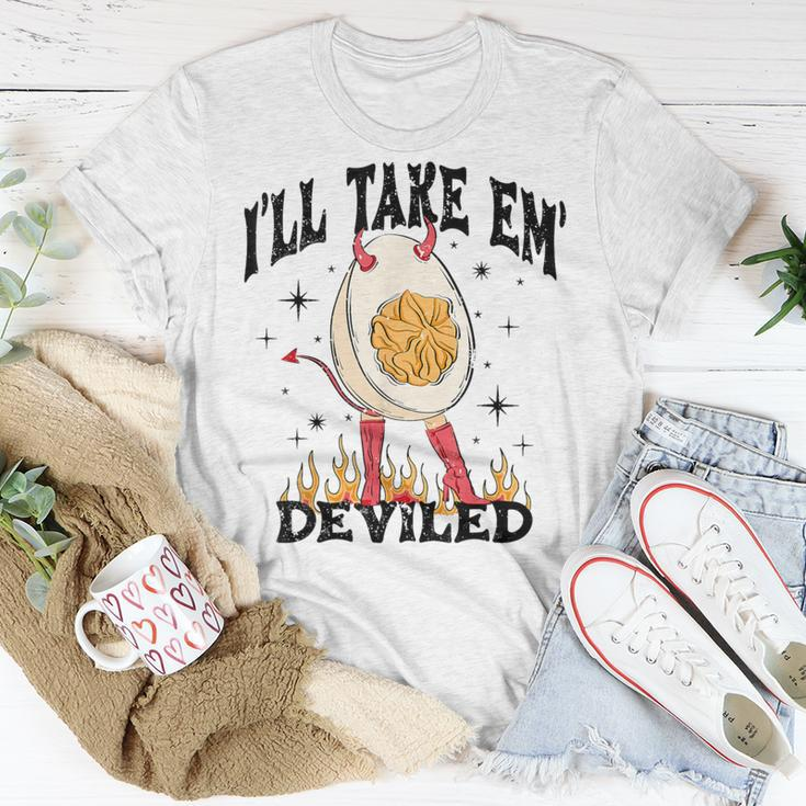 I'll Take 'Em Deviled Thanksgiving Deviled Eggs T-Shirt Unique Gifts