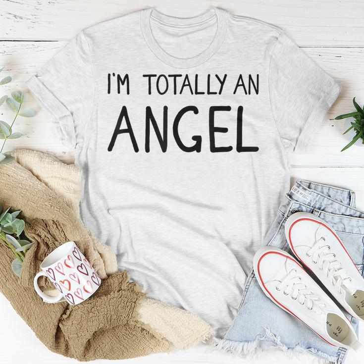 I'm Totally An Angel Lazy Diy Halloween Or Christmas Costume T-Shirt Unique Gifts