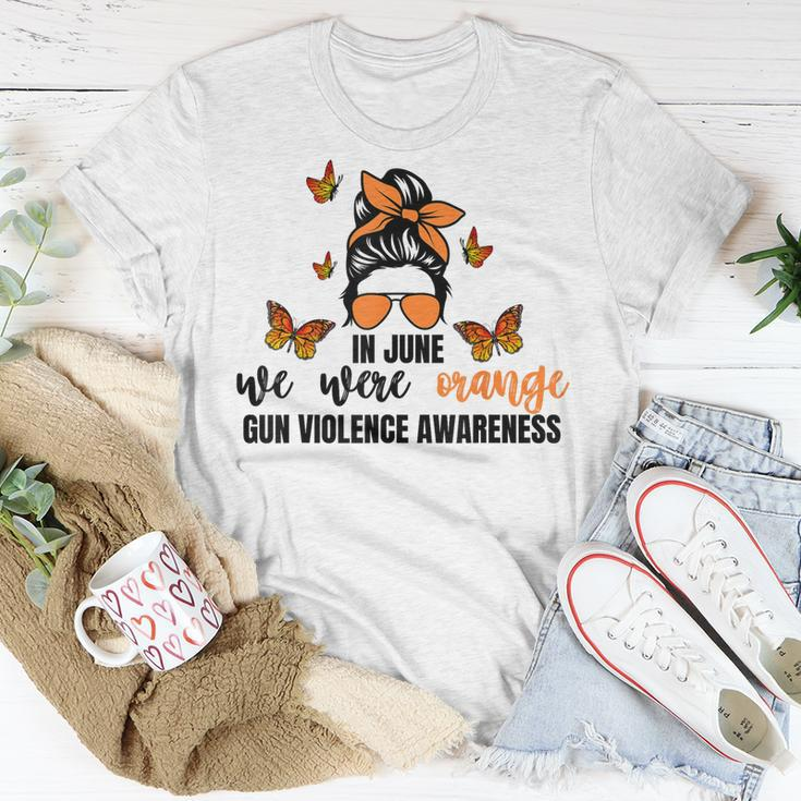 In June We Wear Orange Gun Violence Awareness Day Unisex T-Shirt Unique Gifts