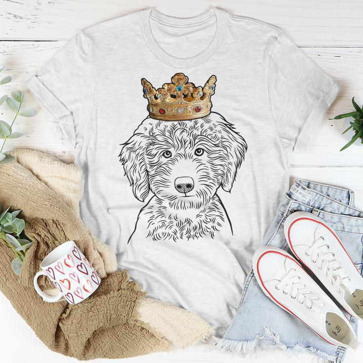 Labradoodle Dog Wearing Crown T-Shirt Unique Gifts