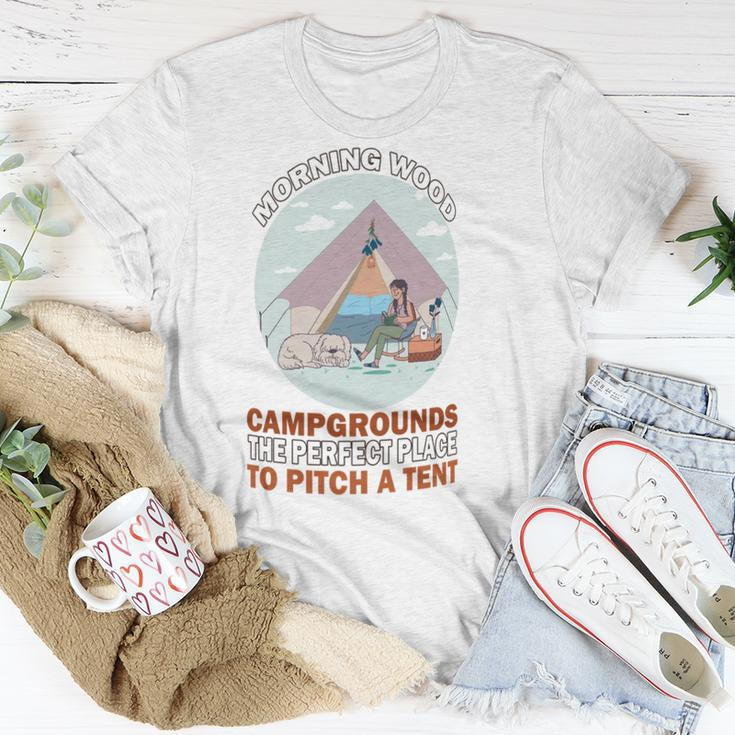 Morning Wood Campgrounds Coffee Mug Unisex T-Shirt Unique Gifts