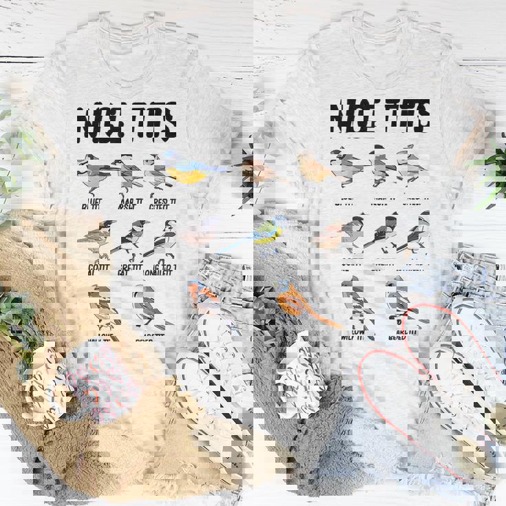 Nice Tits Bird Lover Birdwatching Bird Whisperer Binoculars Unisex T-Shirt Unique Gifts Nice Tits Bird Lover Birdwatching Bird Whisperer Binoculars Unisex T-Shirt Unique Gifts