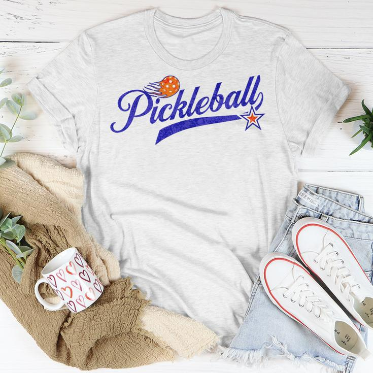 Retro Style Pickle Ball Lovers Pickleball Unisex T-Shirt Unique Gifts