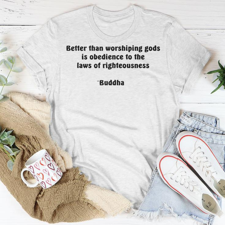 Righteousness Buddha Wisdom Quote T-Shirt Unique Gifts