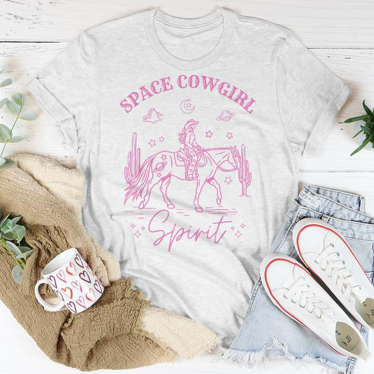 Rodeo Howdy Western Retro Cowboy Funny Cowgirl Space Cosmic Unisex T-Shirt Unique Gifts