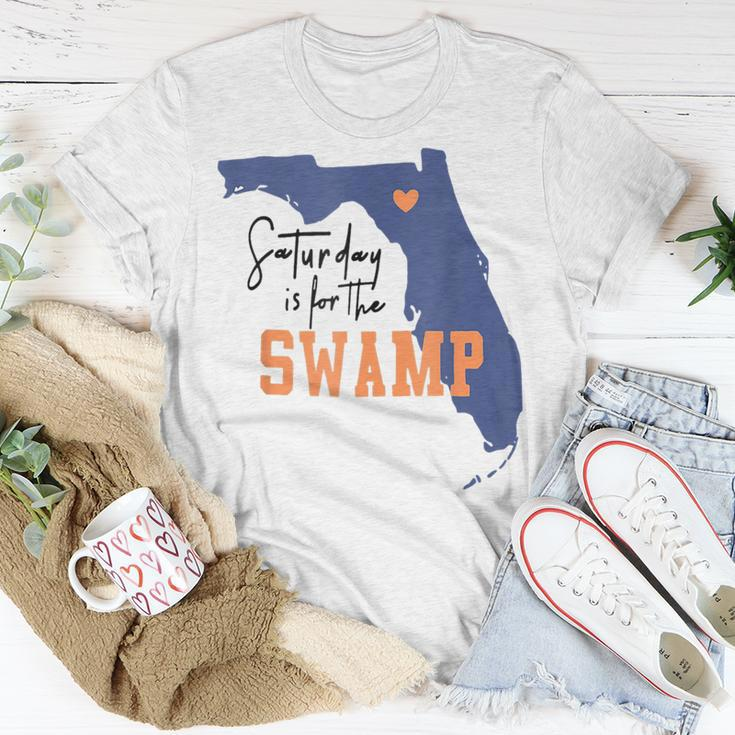 Saturday Is For The Swamp Uf Football Swamp University T-Shirt Personalized Gifts