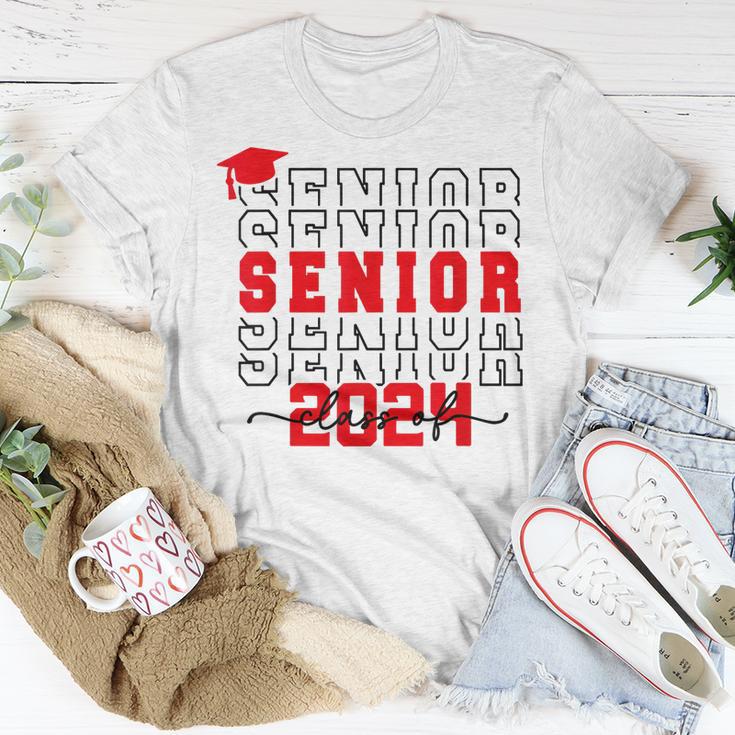 Senior 24 Class Of 2024 Back To School Graduation 2024 Unisex T-Shirt ...