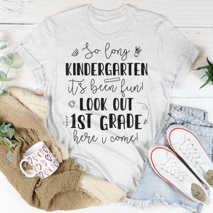 So Long Kindergarten 1St Grade Here I Come Graduation Kids Unisex T-Shirt Unique Gifts
