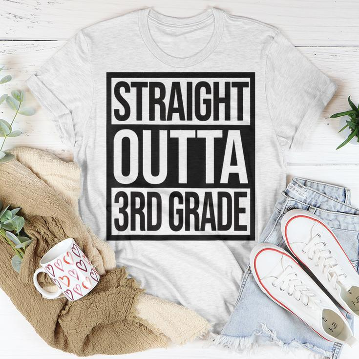 Straight Outta 3Rd Grade Goodbye 3 Grade Last Day Of School Unisex T-Shirt Funny Gifts