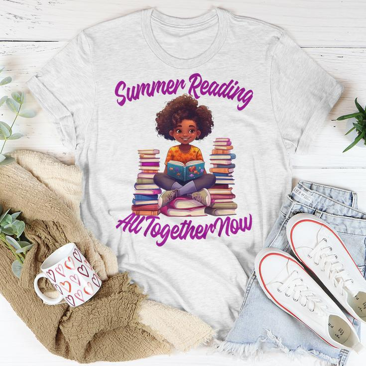 Summer Reading All Together 2023 Books Now Black Girl Unisex T-Shirt Unique Gifts