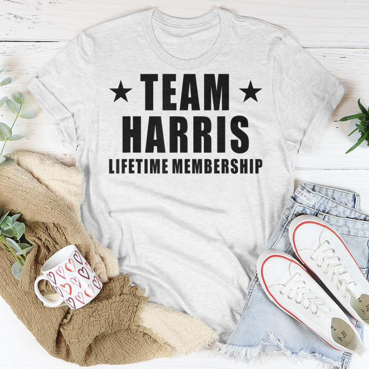 Team Harris Lifetime Membership Funny Family Last Name Unisex T-Shirt Unique Gifts