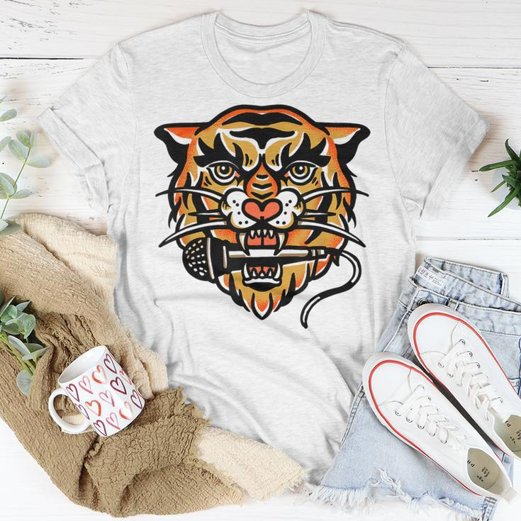 Tiger Microphone For Musician Singer Shred Guitar Man T-Shirt Funny Gifts