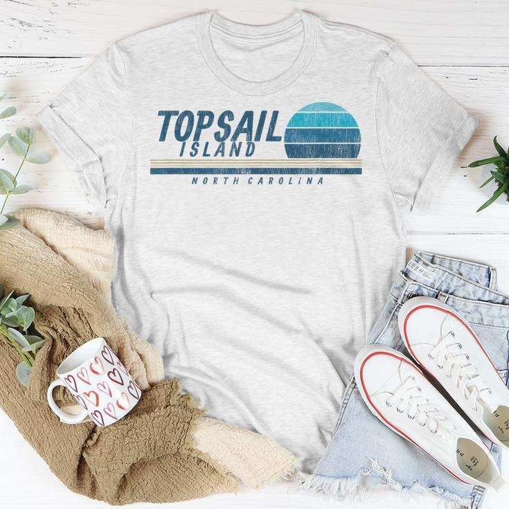 Topsail Island Nc Summertime Vacationing 80S 80S Vintage Designs Funny Gifts Unisex T-Shirt Unique Gifts
