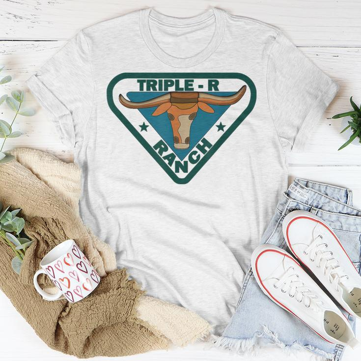 Triple R Ranch | Western Cowboy Cowgirl Unisex T-Shirt Unique Gifts