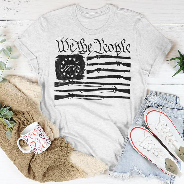 We The People Gun Rights American Flag 4Th Of July Patriotic Unisex T-Shirt Unique Gifts