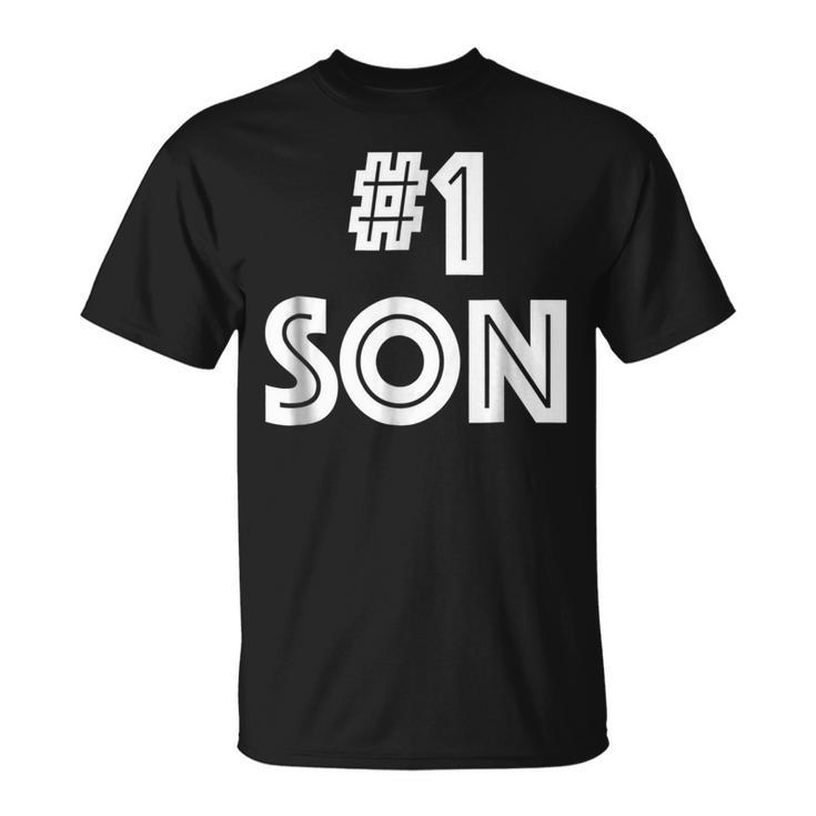 1 Son Family No1 Number 1 Son Gift Unisex T-Shirt