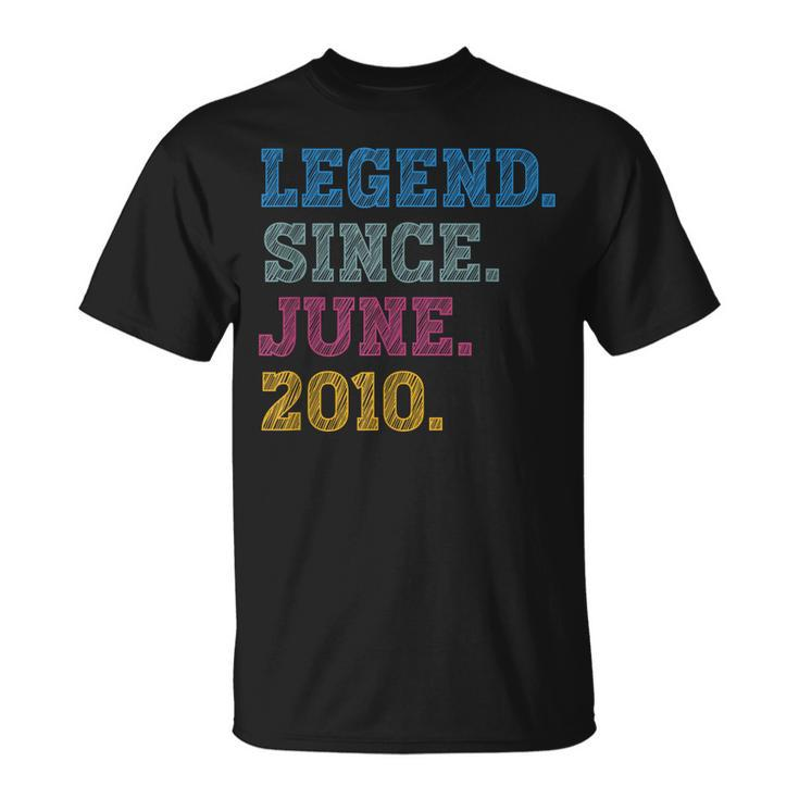 13-Year-Old Legend Since June 2010 13Th Birthday  Unisex T-Shirt