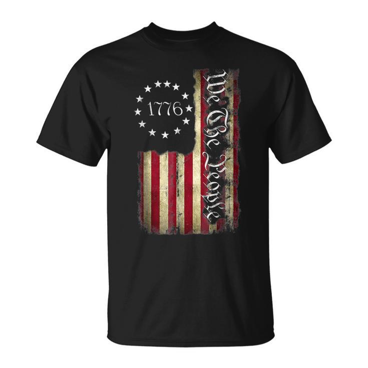 1776 We The People Patriotic American Flag 4Th Of July Usa  Unisex T-Shirt