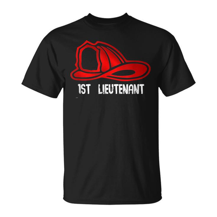 1St Lieutenant Firefighter Fire Company T-Shirt
