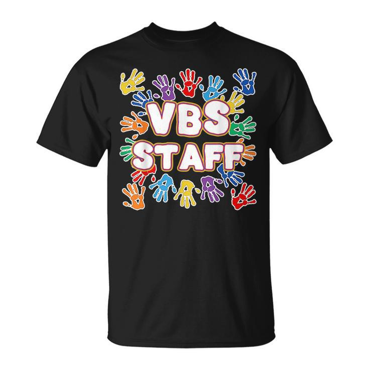 2022 Vacation Bible School  Colorful Vbs Staff  Unisex T-Shirt