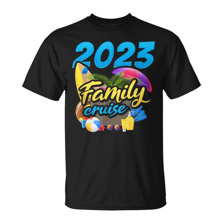 2023 Family Cruise Vacation Matching Trip Gift Cruising Ship  Unisex T-Shirt