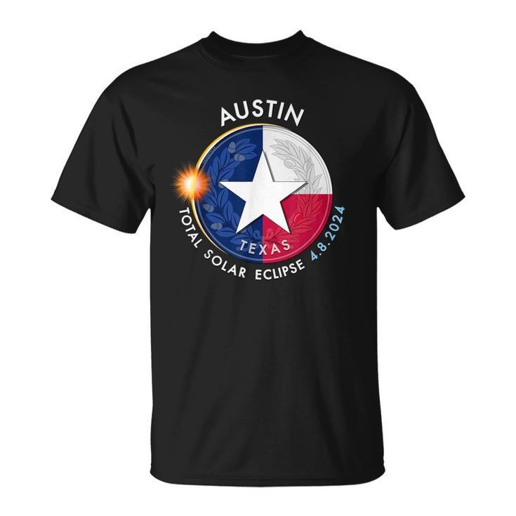 2024 Total Solar Eclipse Totality Austin Texas 28 T-Shirt