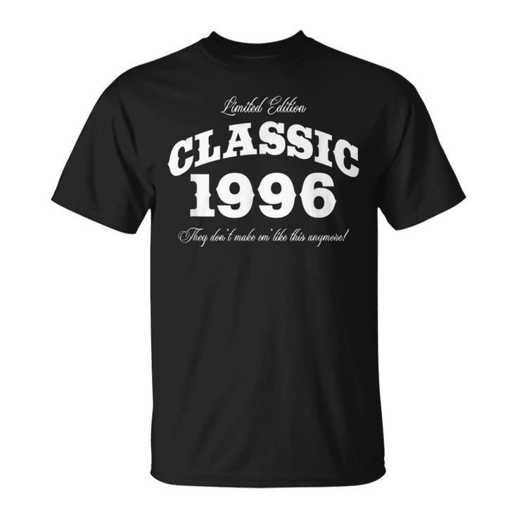 27 Year Old Vintage Classic Car 1996 27Th Birthday T-Shirt